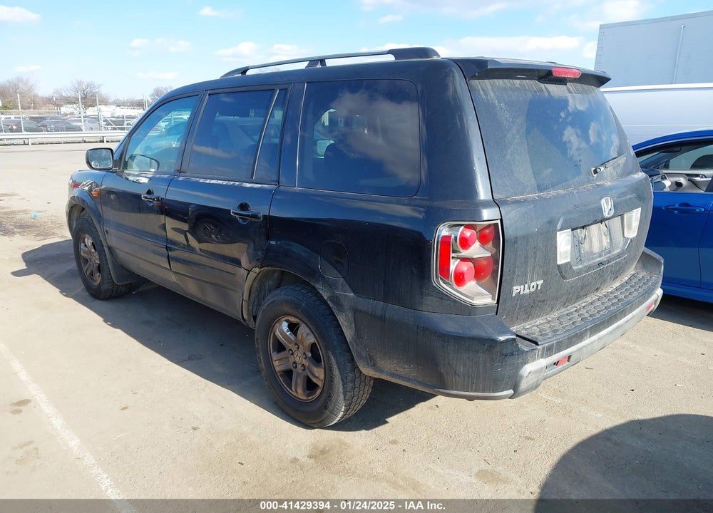 2008 HONDA PILOT VP VIN: 5FNYF28228B014904