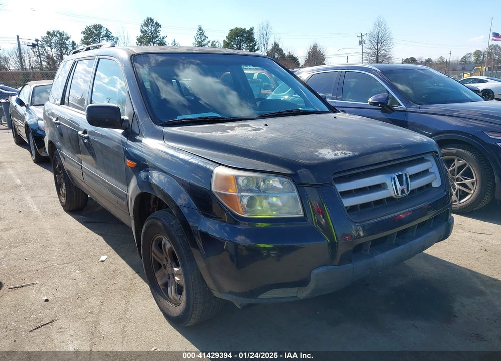 2008 HONDA PILOT VP VIN: 5FNYF28228B014904
