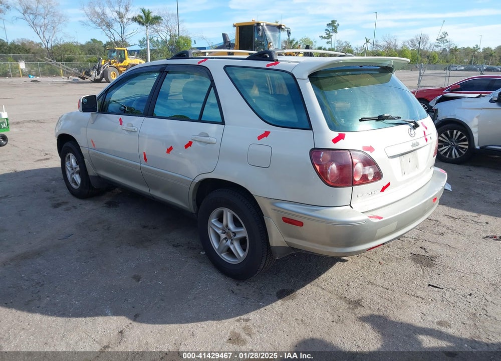 2000 LEXUS RX 300 VIN: JT6HF10U7Y0164584