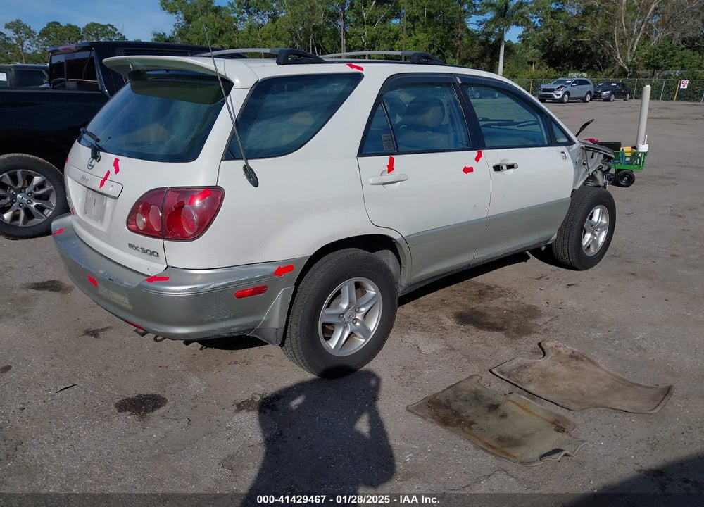 2000 LEXUS RX 300 VIN: JT6HF10U7Y0164584