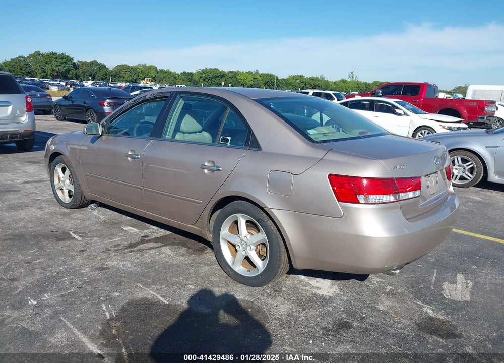 2006 HYUNDAI SONATA GLS V6/LX V6 VIN: 5NPEU46F96H002516