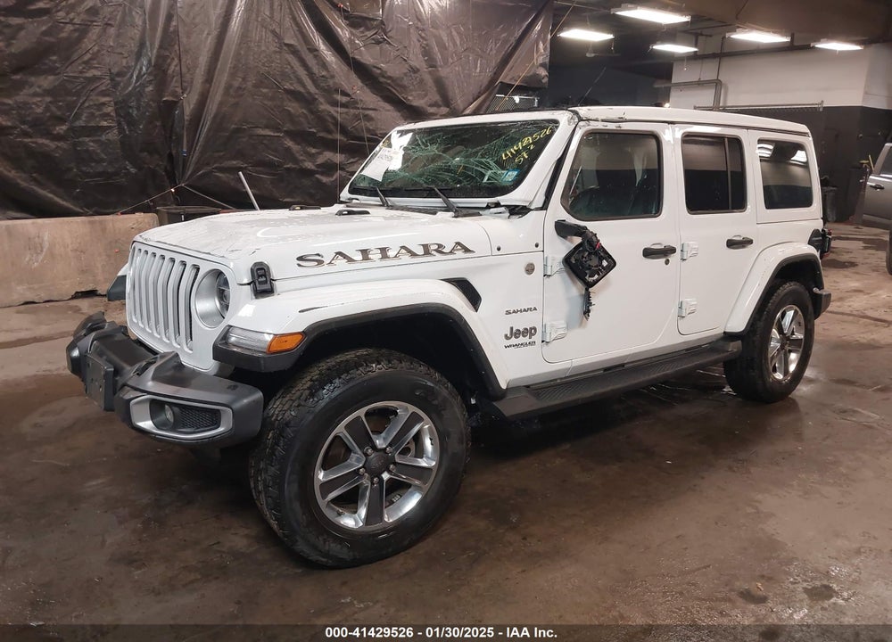 2022 JEEP WRANGLER UNLIMITED SAHARA 4X4 VIN: 1C4HJXEG1NW259602