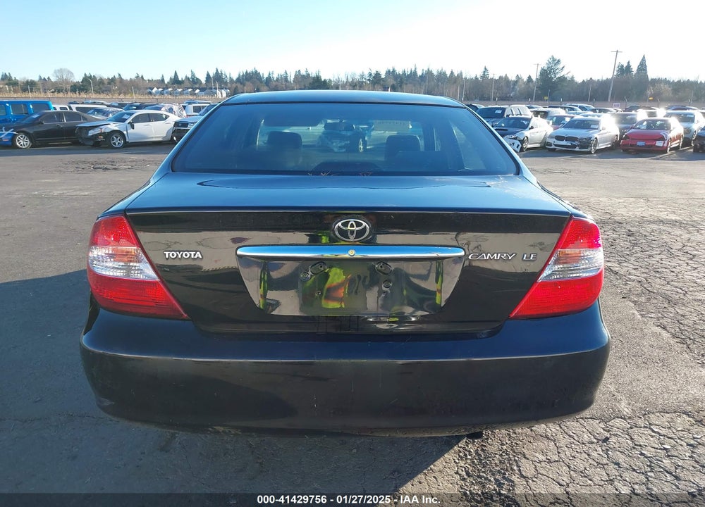 2003 TOYOTA CAMRY LE VIN: 4T1BE32K43U146789