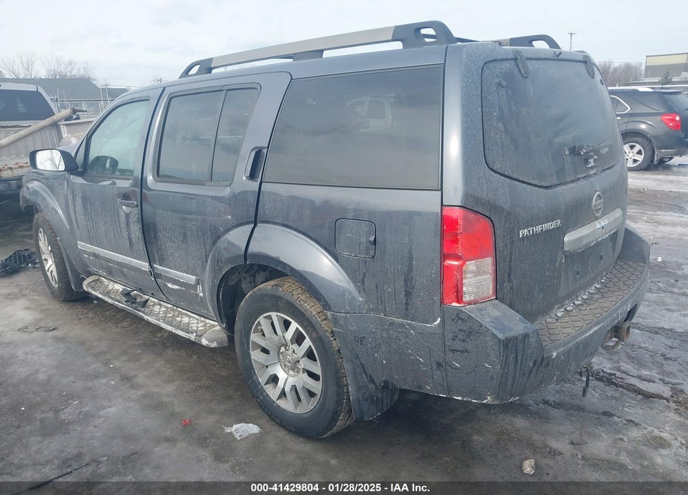 2011 NISSAN PATHFINDER LE VIN: 5N1AR1NB9BC625729