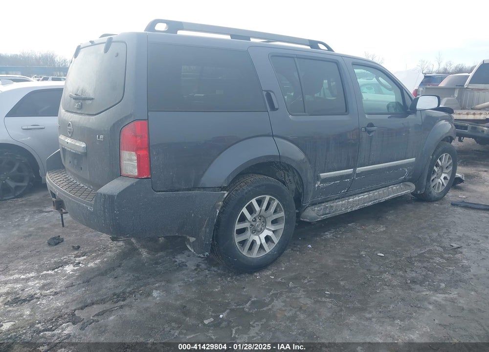2011 NISSAN PATHFINDER LE VIN: 5N1AR1NB9BC625729