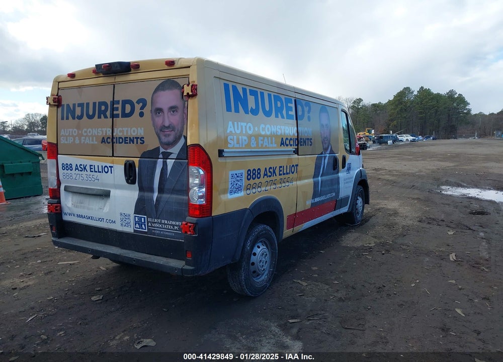 2020 RAM PROMASTER 1500 LOW ROOF 136 WB VIN: 3C6TRVAG5LE104207