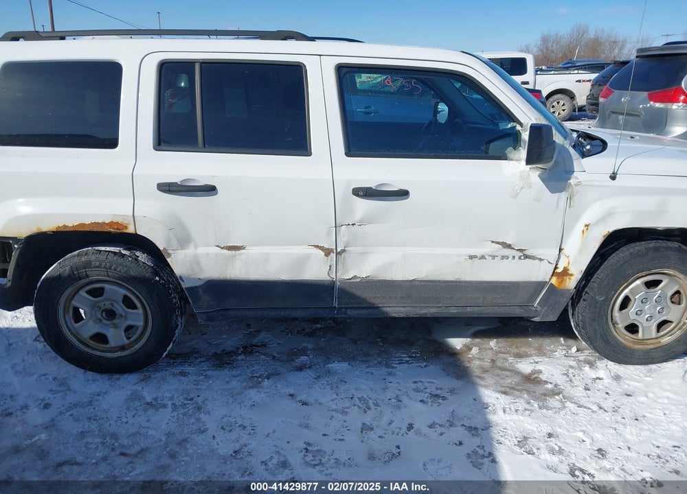 2016 JEEP PATRIOT SPORT VIN: 1C4NJPBBXGD650080