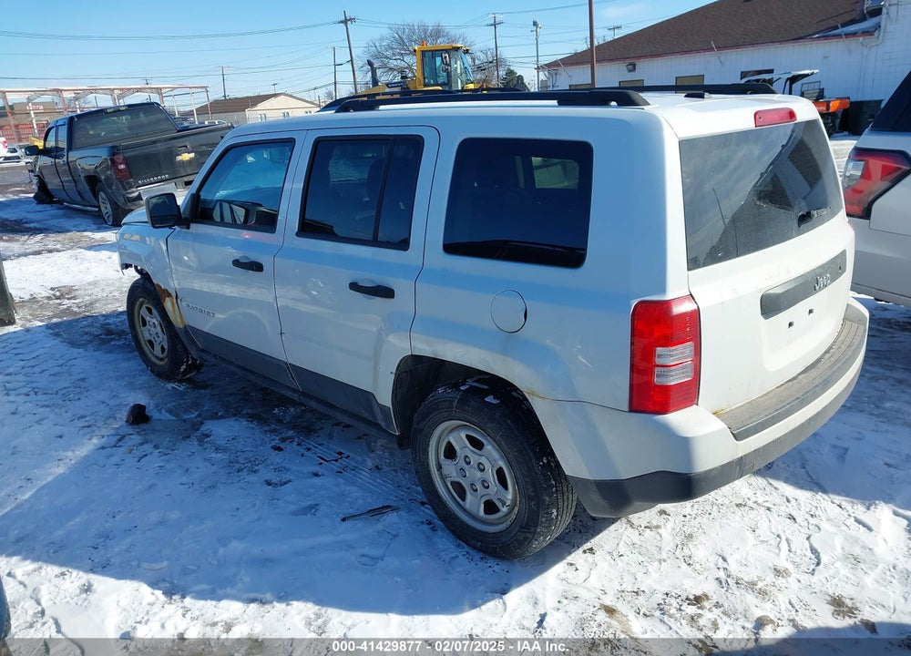 2016 JEEP PATRIOT SPORT VIN: 1C4NJPBBXGD650080