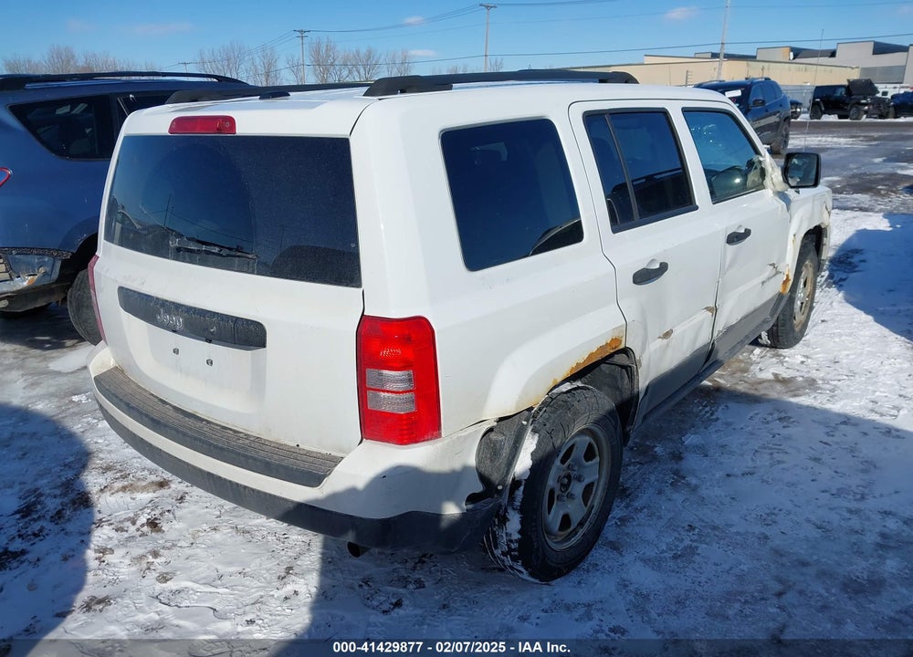 2016 JEEP PATRIOT SPORT VIN: 1C4NJPBBXGD650080