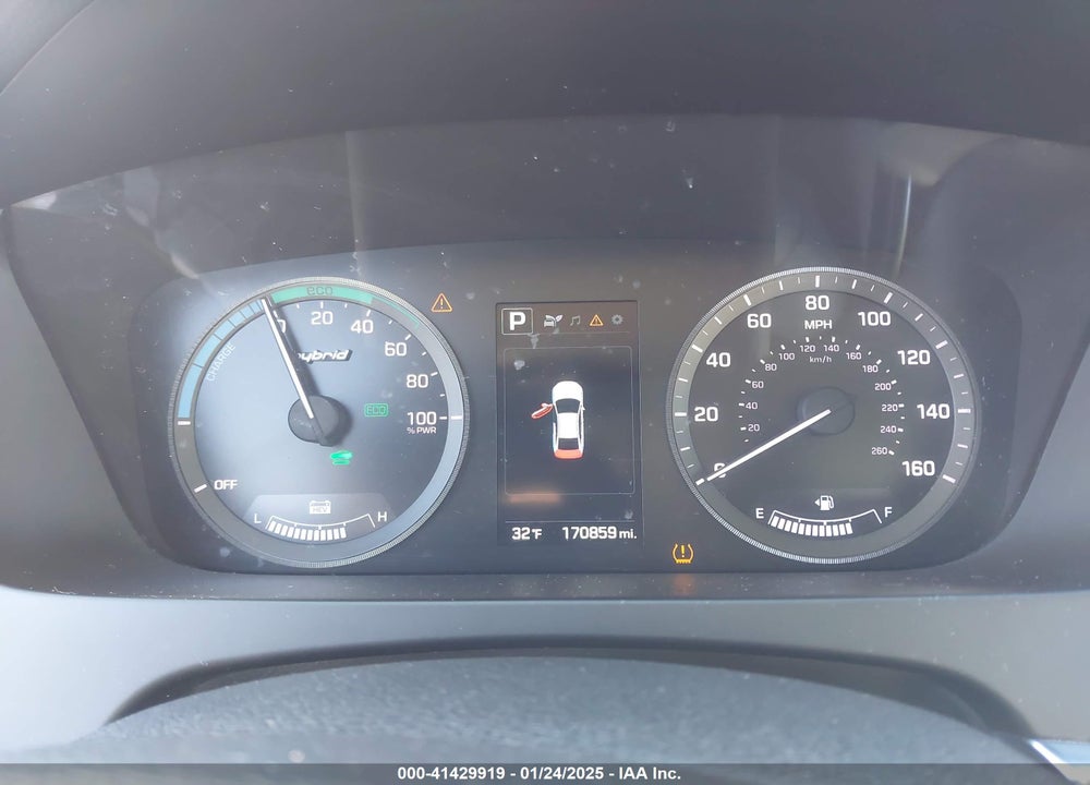 2016 HYUNDAI SONATA HYBRID VIN: KMHE24L16GA020409