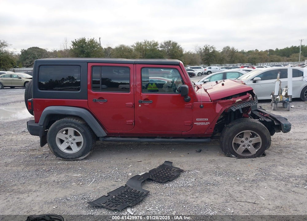 2012 JEEP WRANGLER UNLIMITED SPORT VIN: 1C4BJWDG8CL222210