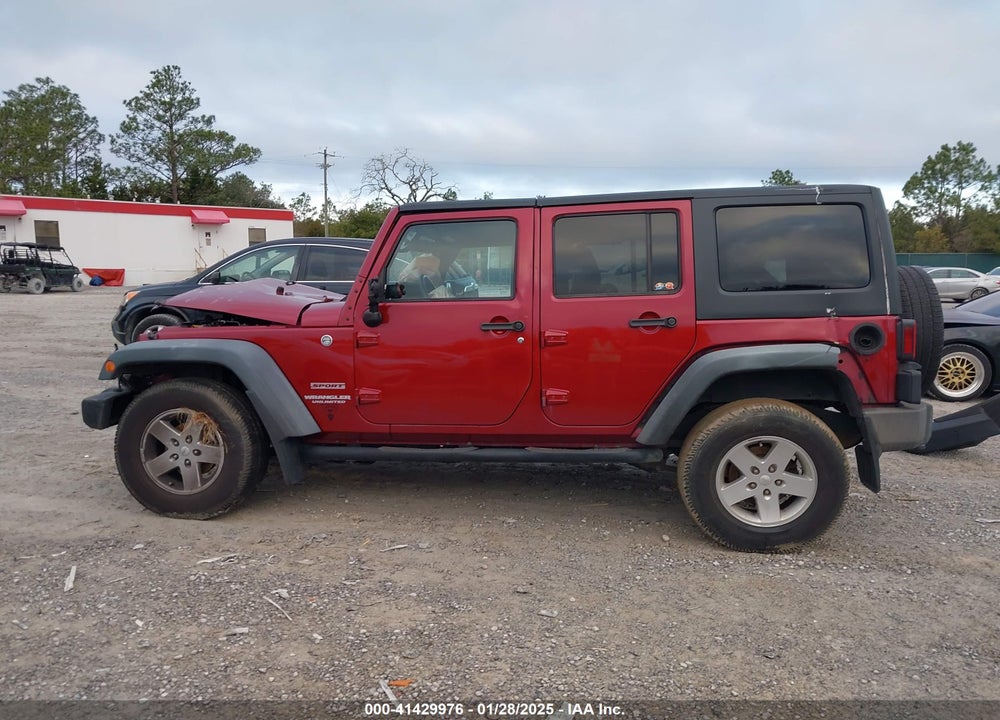 2012 JEEP WRANGLER UNLIMITED SPORT VIN: 1C4BJWDG8CL222210