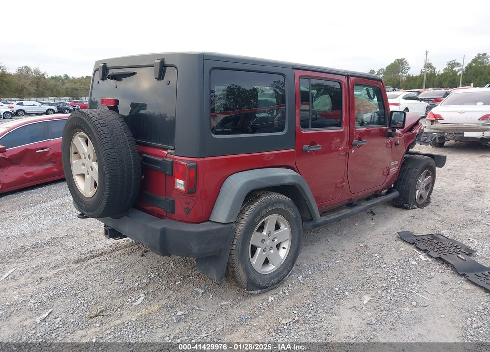 2012 JEEP WRANGLER UNLIMITED SPORT VIN: 1C4BJWDG8CL222210