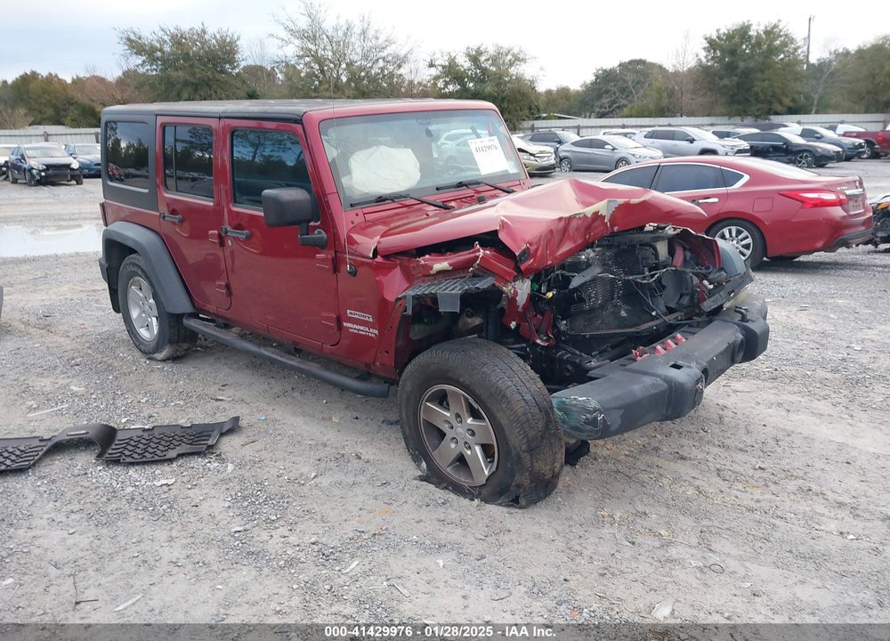 2012 JEEP WRANGLER UNLIMITED SPORT VIN: 1C4BJWDG8CL222210