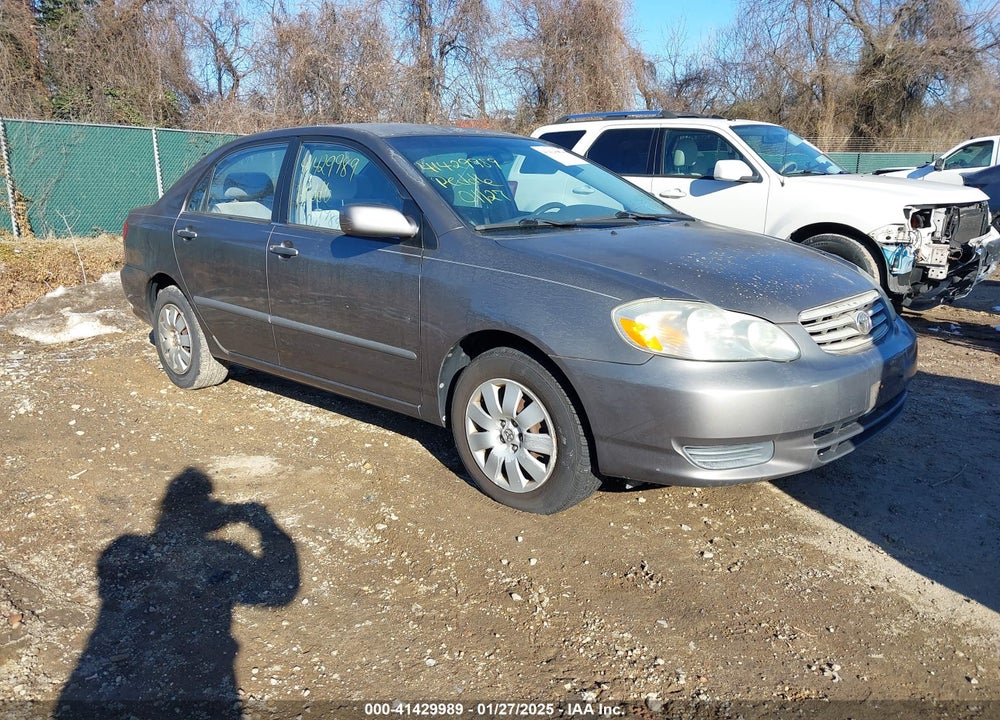 2003 TOYOTA COROLLA LE VIN: 2T1BR32E63C005688