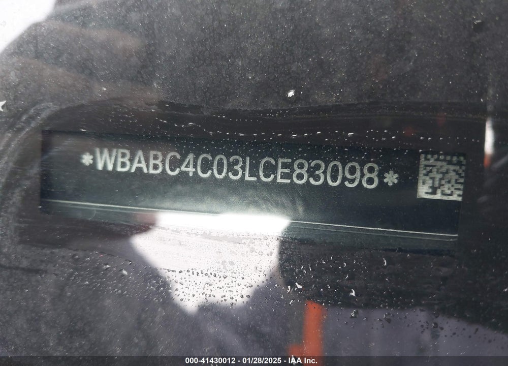 2020 BMW M850I VIN: WBABC4C03LCE83098