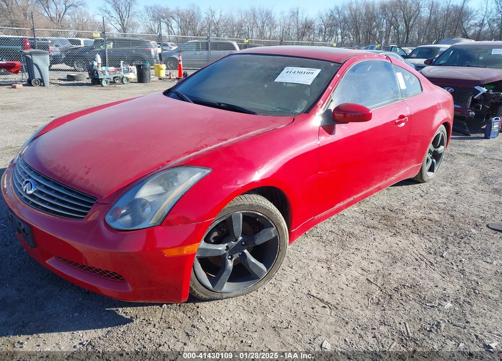 2003 INFINITI G35 BASE W/LEATHER VIN: JNKCV54E73M218286
