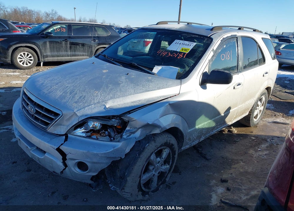 2008 KIA SORENTO LX VIN: KNDJC735185810148