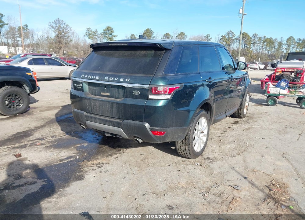 2016 LAND ROVER RANGE ROVER SPORT 3.0L V6 SUPERCHARGED SE VIN: SALWG2PF6GA111662