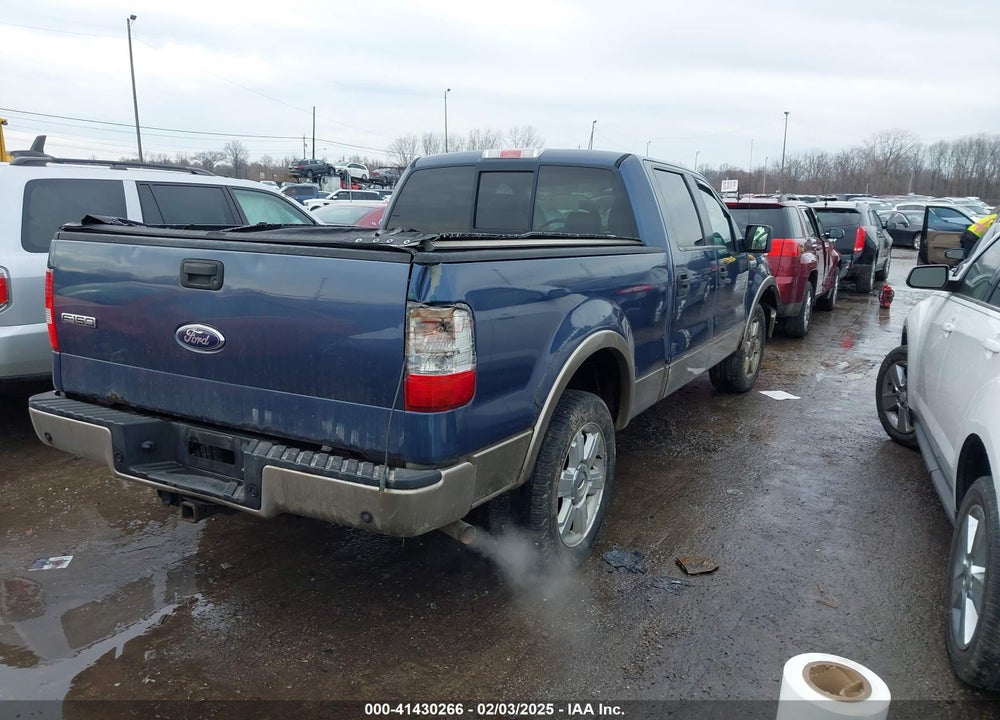 2006 FORD F150 VIN: 1FTPW14586FB36522