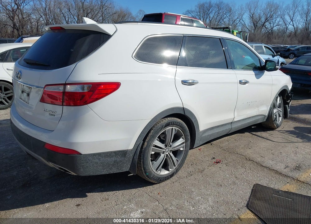 2014 HYUNDAI SANTA FE LIMITED VIN: KM8SR4HF5EU074492