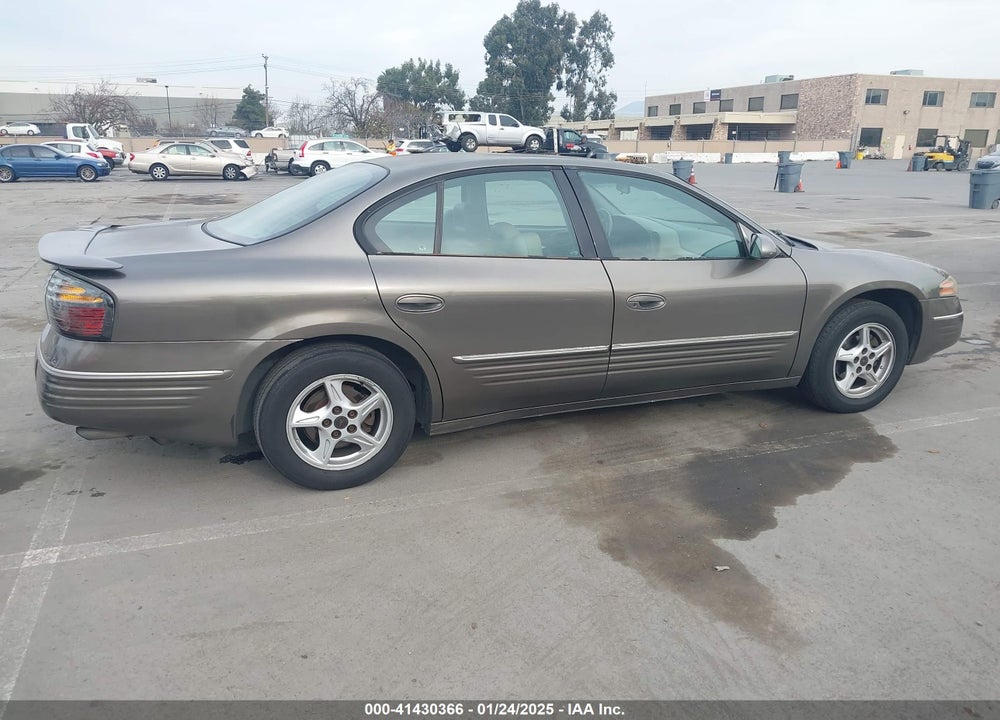 2000 PONTIAC BONNEVILLE SE VIN: 1G2HX54K9Y4165478