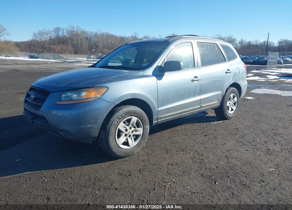 2009 HYUNDAI SANTA FE GLS VIN: 5NMSG13DX9H262467