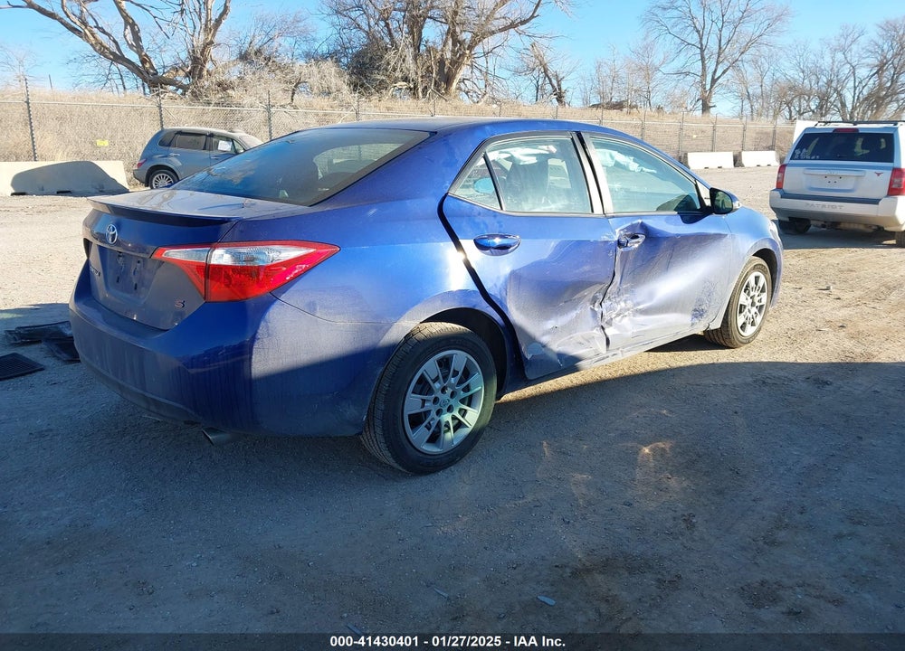 2014 TOYOTA COROLLA S VIN: 2T1BURHE6EC144893