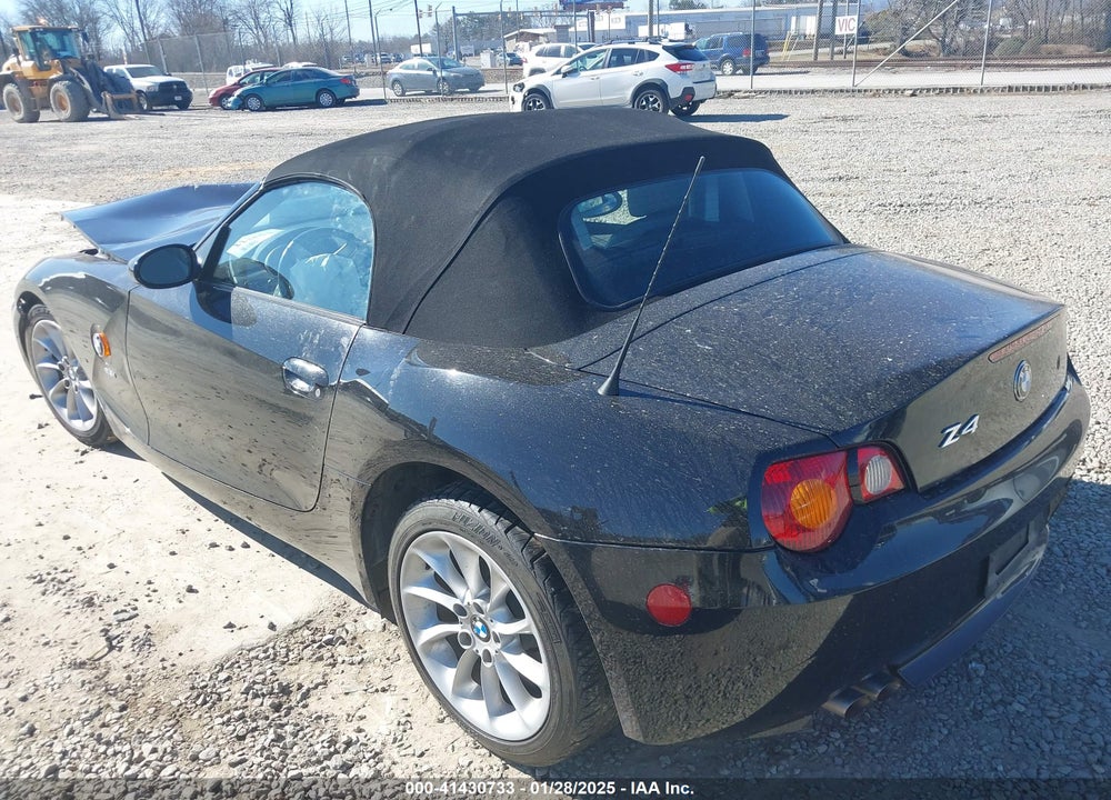 2003 BMW Z4 2.5I VIN: 4USBT33483LR62138