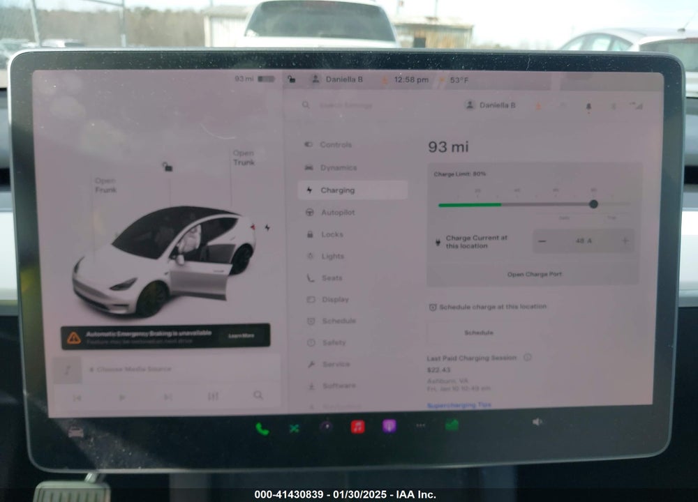2021 TESLA MODEL Y LONG RANGE DUAL MOTOR ALL-WHEEL DRIVE VIN: 5YJYGDEE3MF246929