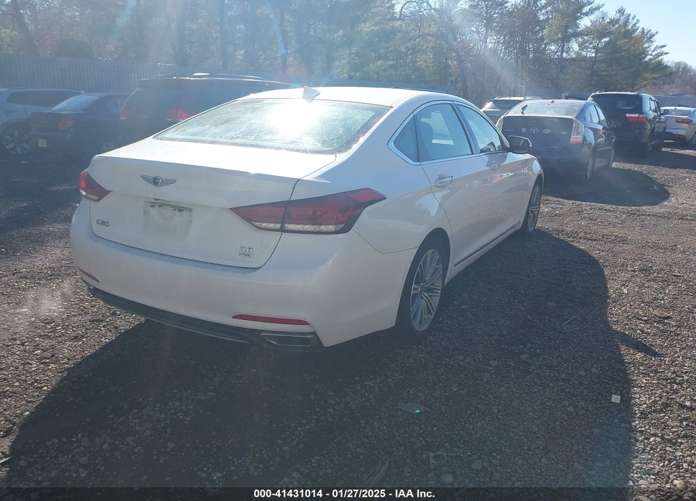 2018 GENESIS G80 3.8 VIN: KMHGN4JE5JU238367