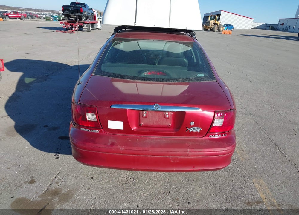 2001 MERCURY SABLE LS PREMIUM VIN: 1MEFM55S41G637888