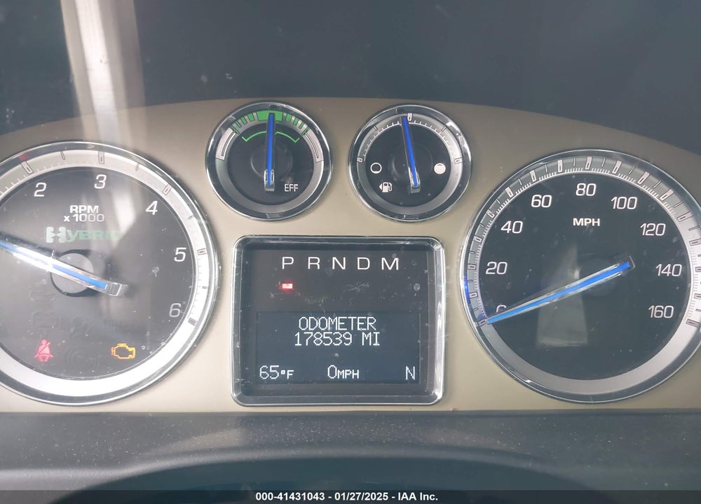 2011 CADILLAC ESCALADE HYBRID VIN: 1GYS4FEJ5BR157338