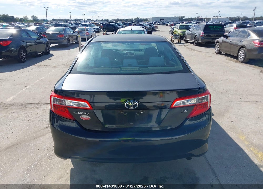 2012 TOYOTA CAMRY LE VIN: 4T1BF1FK0CU153072