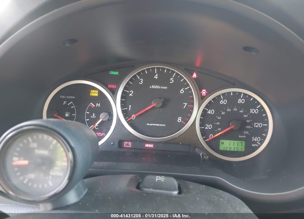2006 SUBARU IMPREZA WRX VIN: JF1GD79636G512957