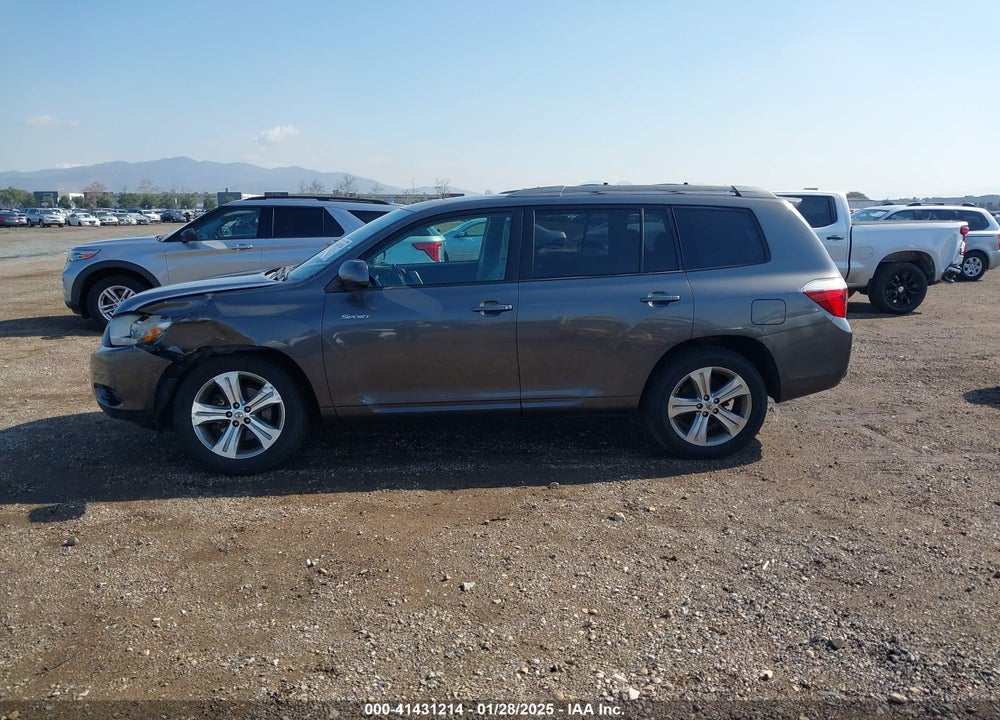 2009 TOYOTA HIGHLANDER SPORT VIN: JTEES43A192142513