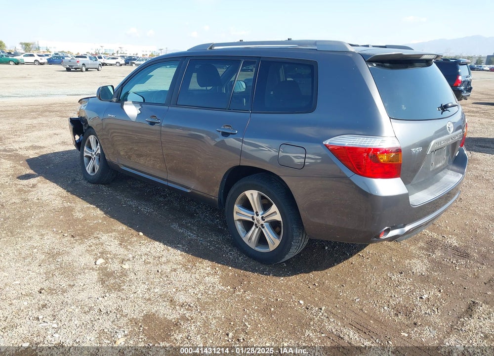 2009 TOYOTA HIGHLANDER SPORT VIN: JTEES43A192142513