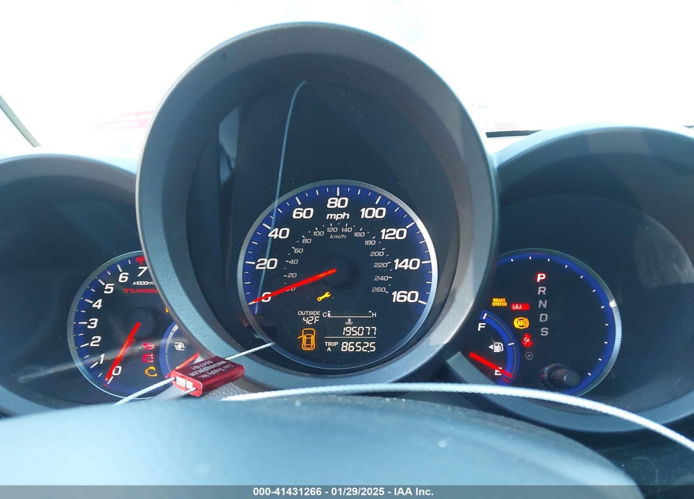 2007 ACURA RDX VIN: 5J8TB18257A005378