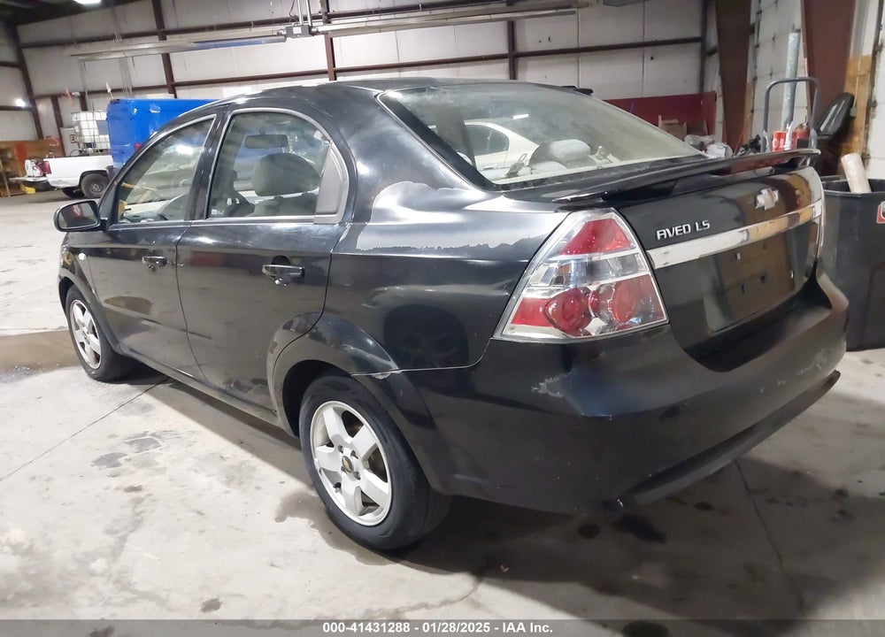 2007 CHEVROLET AVEO LS VIN: KL1TD566X7B064823