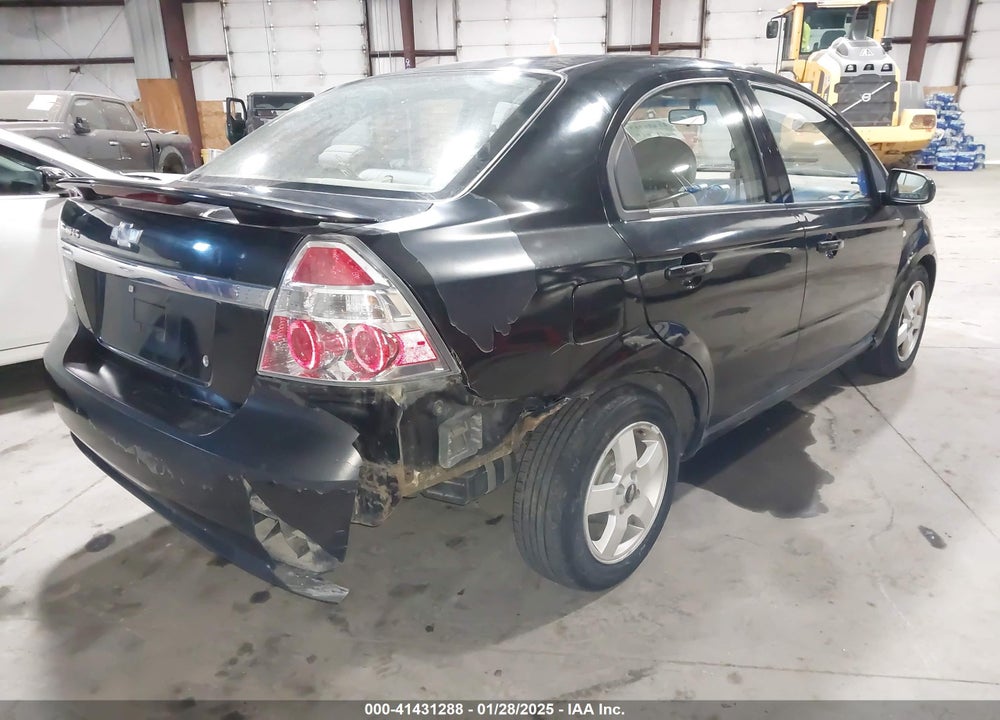 2007 CHEVROLET AVEO LS VIN: KL1TD566X7B064823