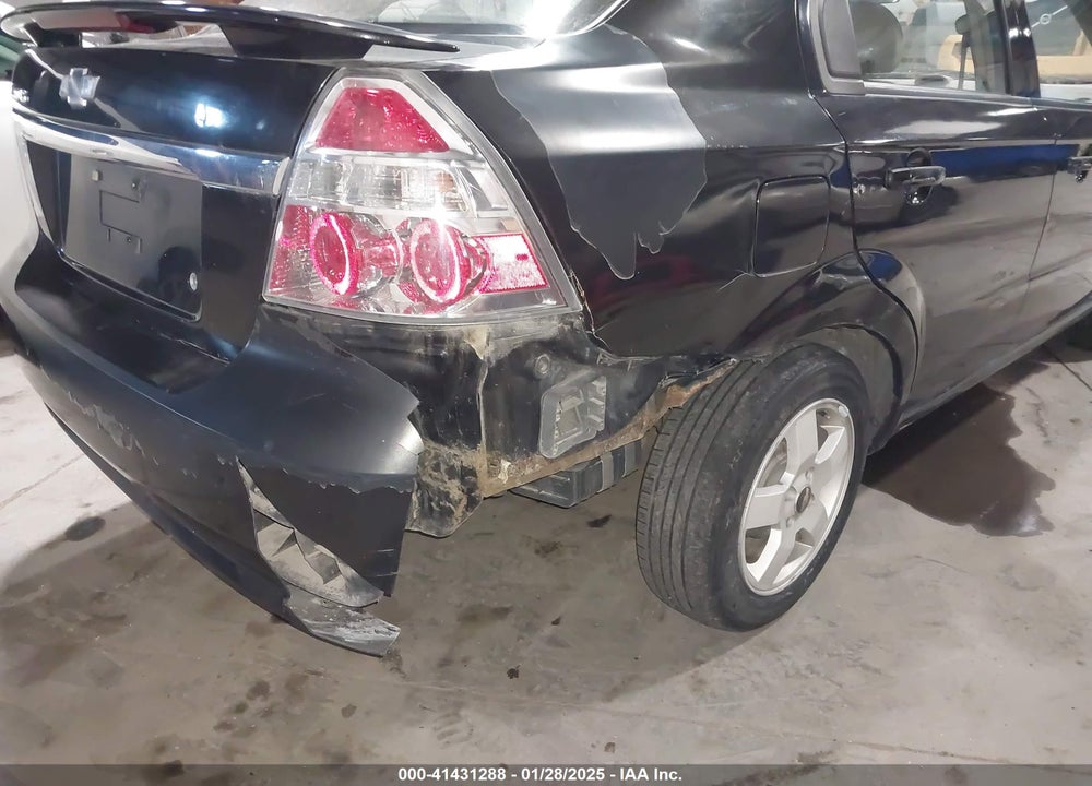 2007 CHEVROLET AVEO LS VIN: KL1TD566X7B064823