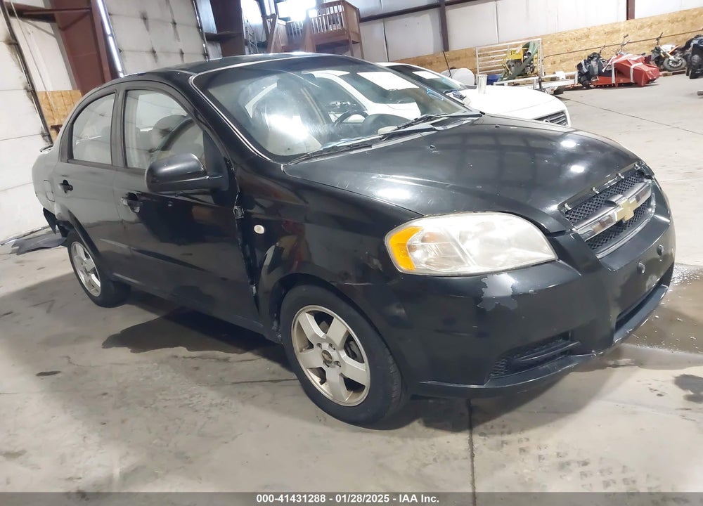 2007 CHEVROLET AVEO LS VIN: KL1TD566X7B064823