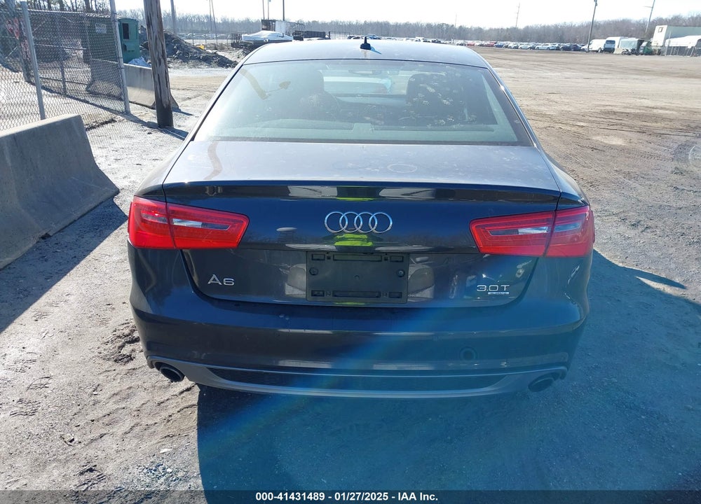 2014 AUDI A6 VIN: WAUHGAFC0EN055738