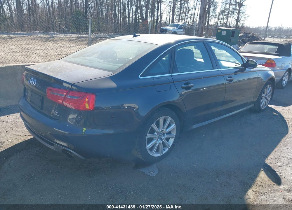 2014 AUDI A6 VIN: WAUHGAFC0EN055738