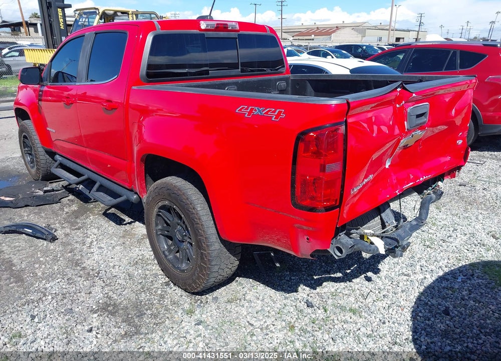 2017 CHEVROLET COLORADO VIN: 1GCPTCE12H1215667