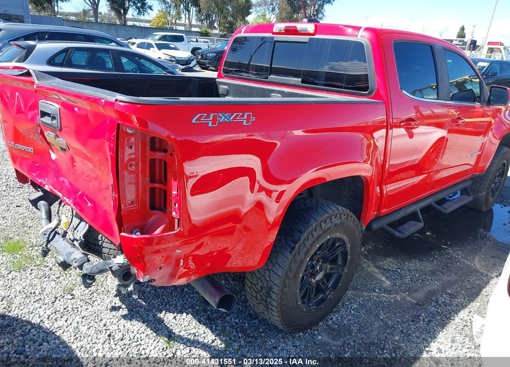2017 CHEVROLET COLORADO VIN: 1GCPTCE12H1215667