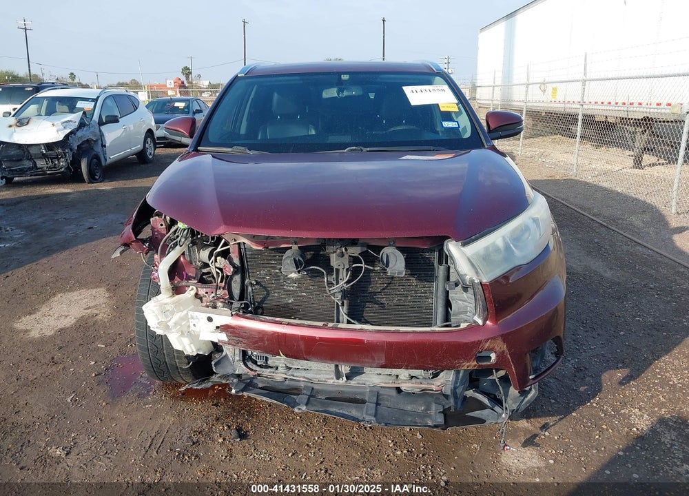 2015 TOYOTA HIGHLANDER VIN: 5TDYKRFHXFS066205