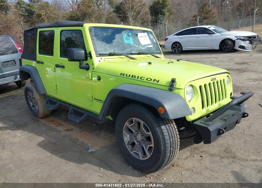 2016 JEEP WRANGLER UNLIMITED RUBICON VIN: 1C4BJWFG8GL343046