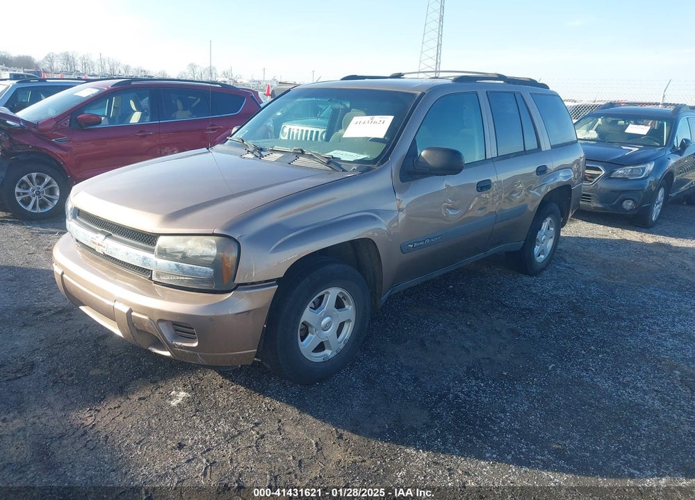 2003 CHEVROLET TRAILBLAZER LS VIN: 1GNDS13S132141352