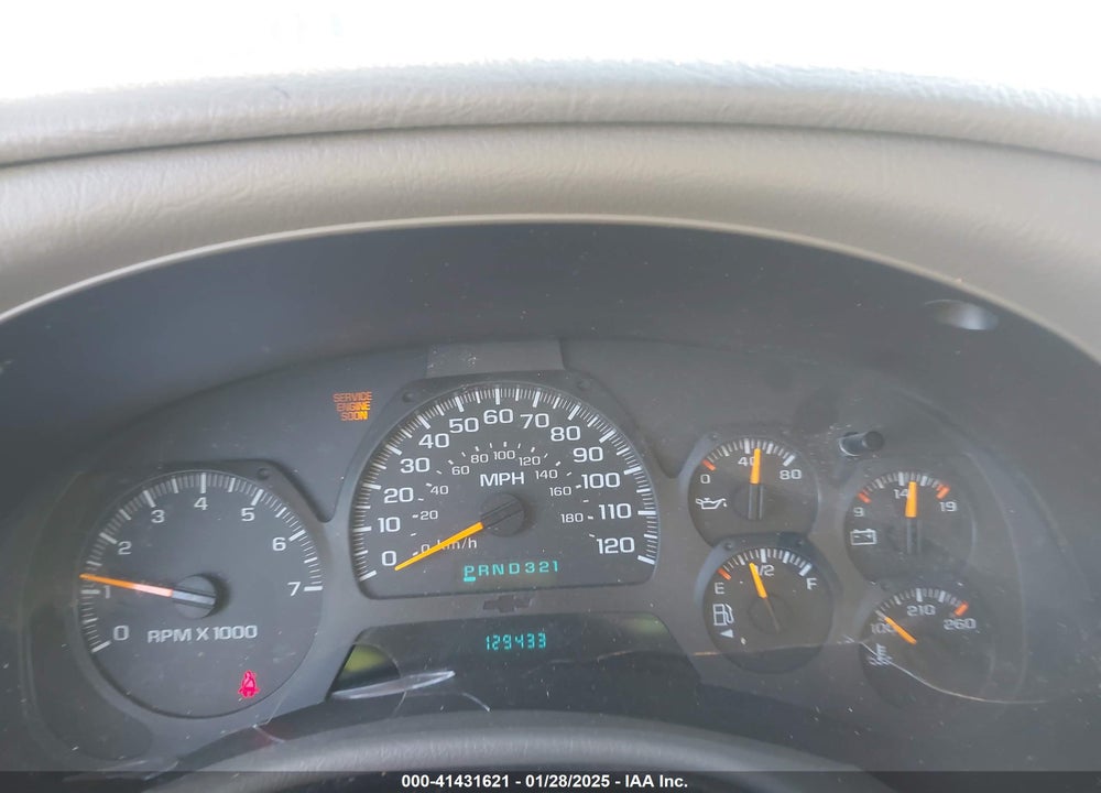 2003 CHEVROLET TRAILBLAZER LS VIN: 1GNDS13S132141352